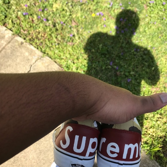 Custom supreme desert camo vans - Picture 6 of 6